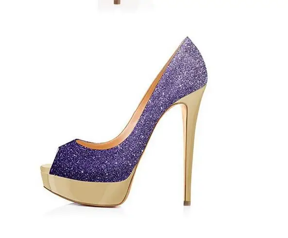 

Crystal Embellished High Heel Slip On Stitetto Pumps Multicolor Platform Hot Sale Runway Female Sandals Competitive Price Shoes
