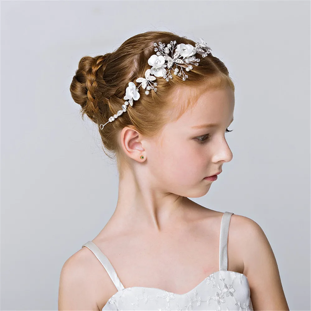 

Child Princess Crystal Tiaras Crowns Headband Kid Girls Love Bridal Prom Crown Wedding Party Accessiories Hair Jewelry Gift #W