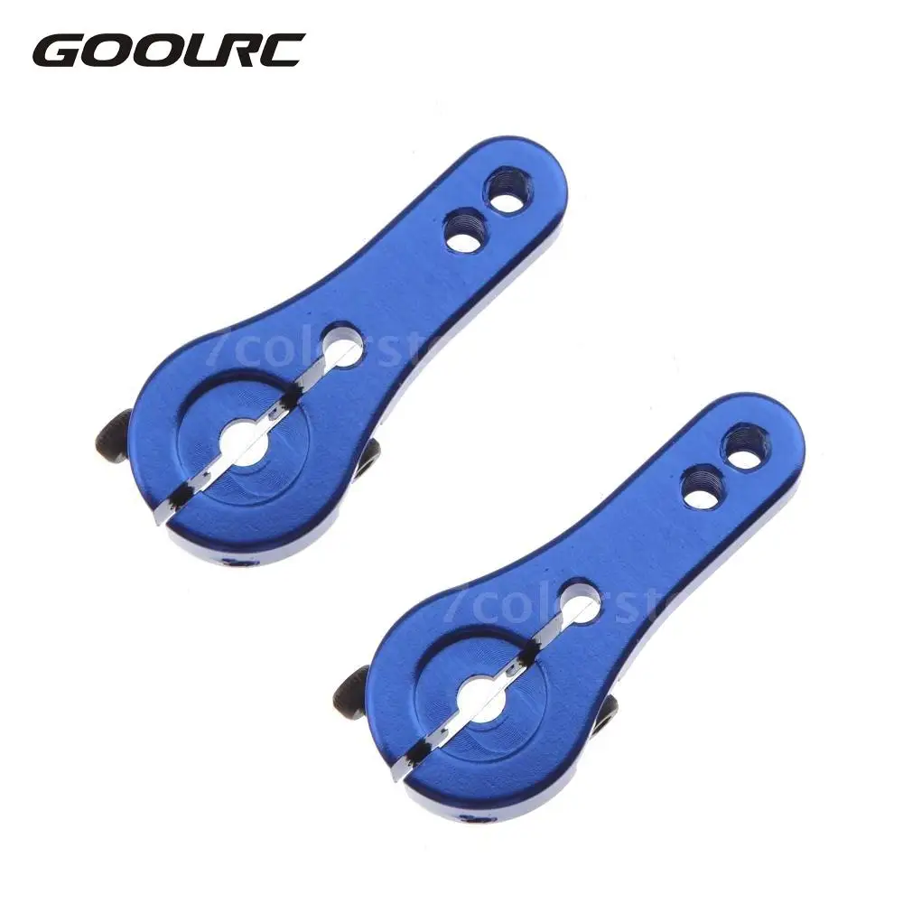 

GoolRC 25T M3 CNC Aluminum Metal Rocker Arm RC Servo Arm Horn for Futaba Savox Xcore HL HSP HD Power 3-20kg Blue