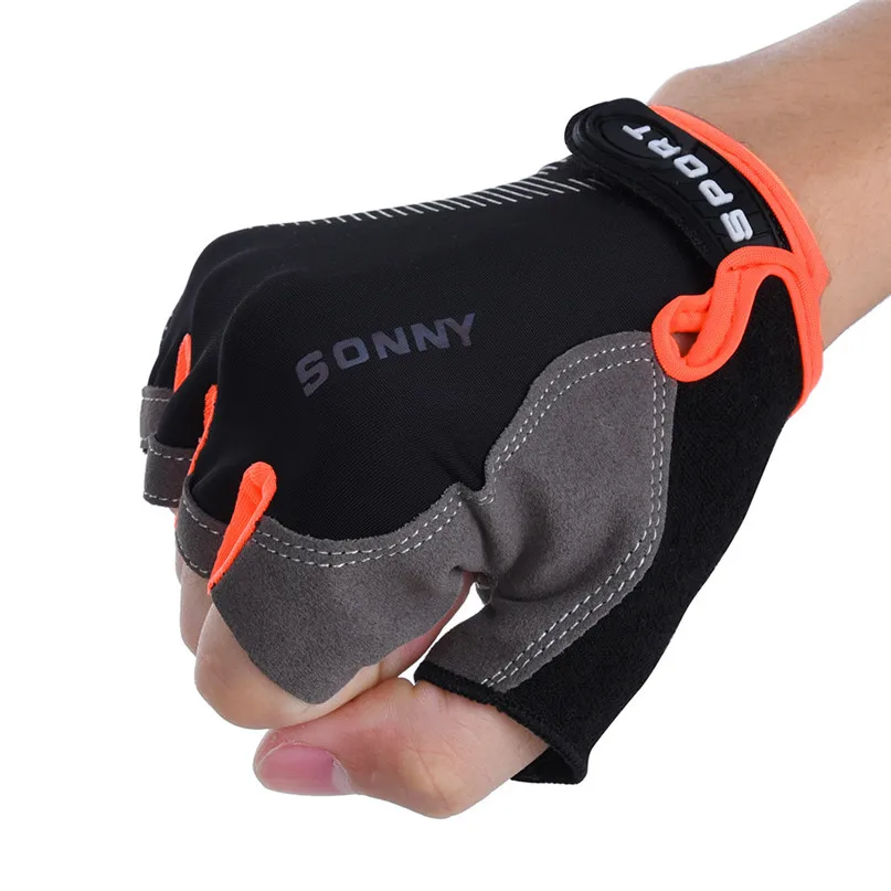 Cycling Bike Half Finger Gloves Skidproof Breathable MTB Mountain Sweat Mesh Bicycle Gloves Men Women Sports Cycling Clothing #2 (22)