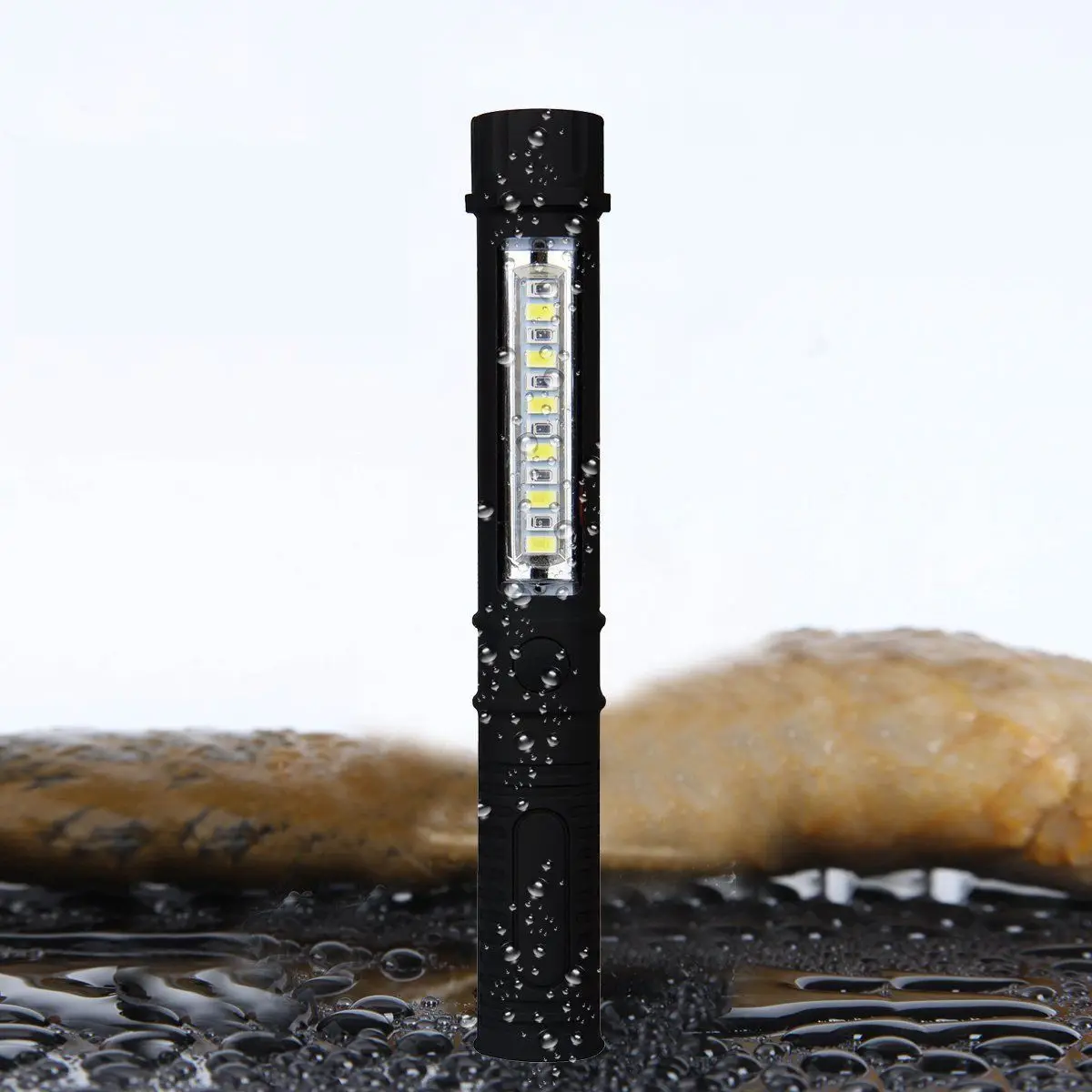 LICG-Multifunctional waterproof COB рабочие Огни наружное освещение водостойкая магнитная ручка зажим ремонт Фонари светодиодный фонарик
