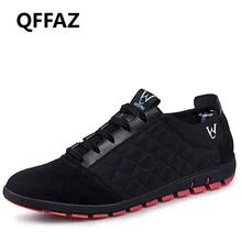 QFFAZ 2018 New High Quality Men’s Casual Shoes Spring/Summer Breathable Men Canvas Shoes Flats Zapatillas Hombre Big Size 38-47