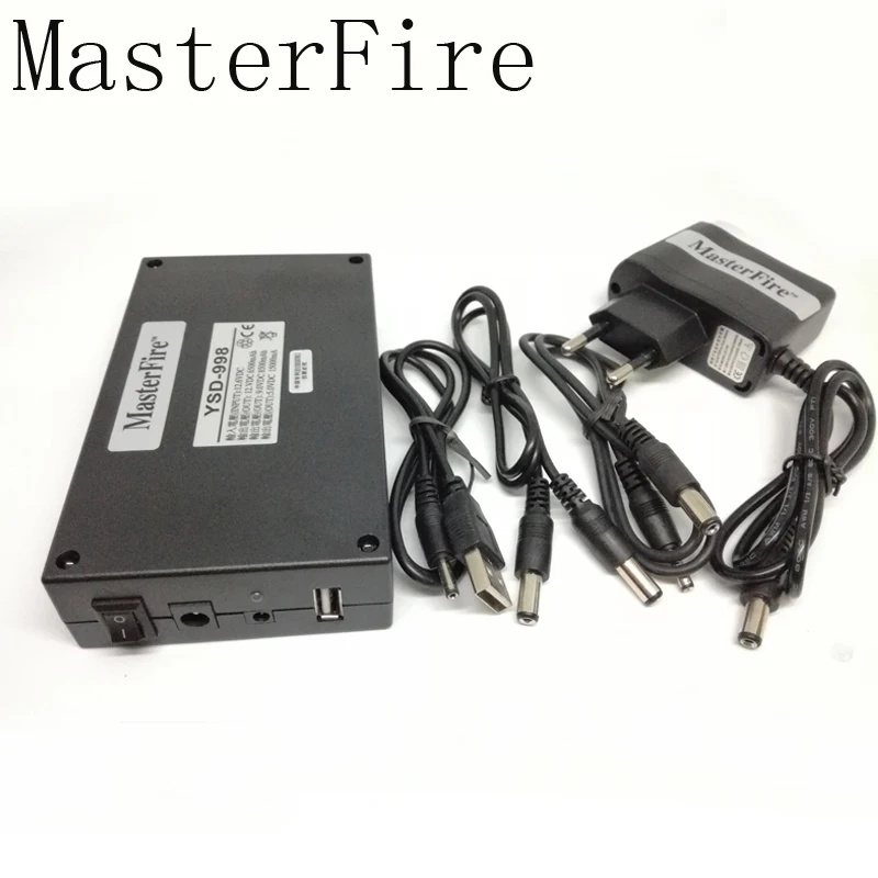 

MasterFire 10SET/LOT 5V 15000mAh 9V 8500mAh 12V 6500mAh 3 in 1 DC Rechargeable Battery Li-ion Batteries For CCTV CAM Camera DVR