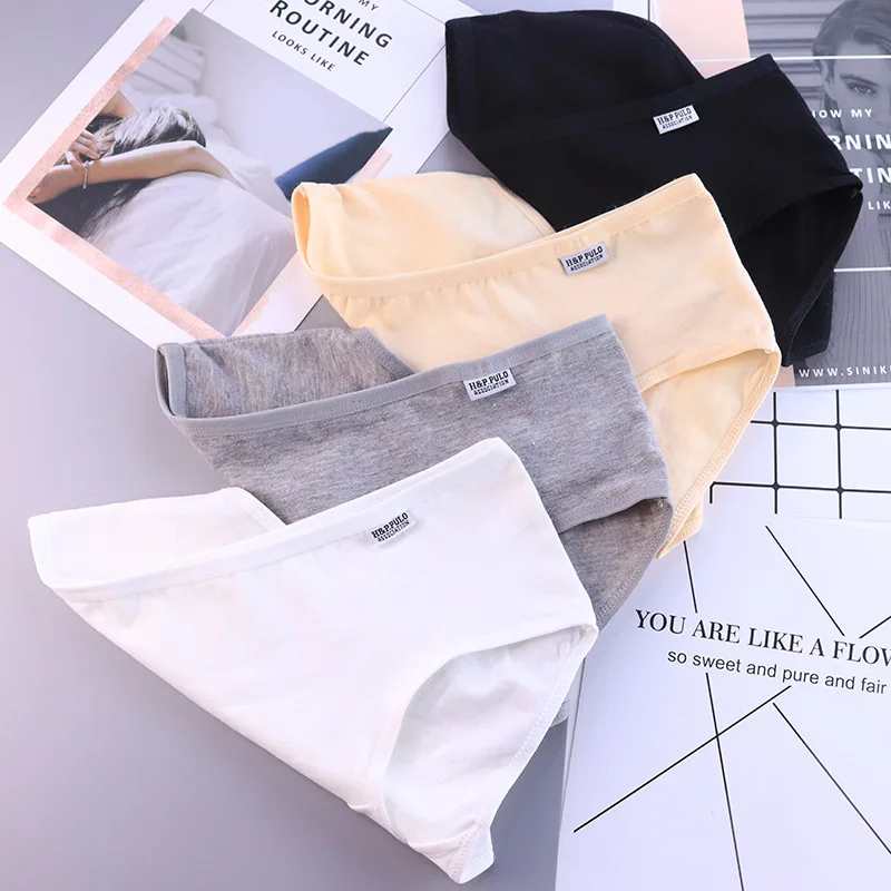 5 Pcs Women Panties Sexy Cotton Underwear - Image 3