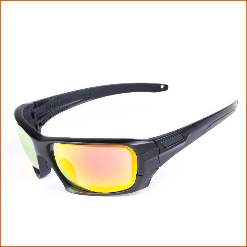 Kaufen 4 objektiv Polarisierte Sonnenbrille UV400 schutz Military Gläser TR90 Männer Armee Google Kugel proof Radfahren Brillen
