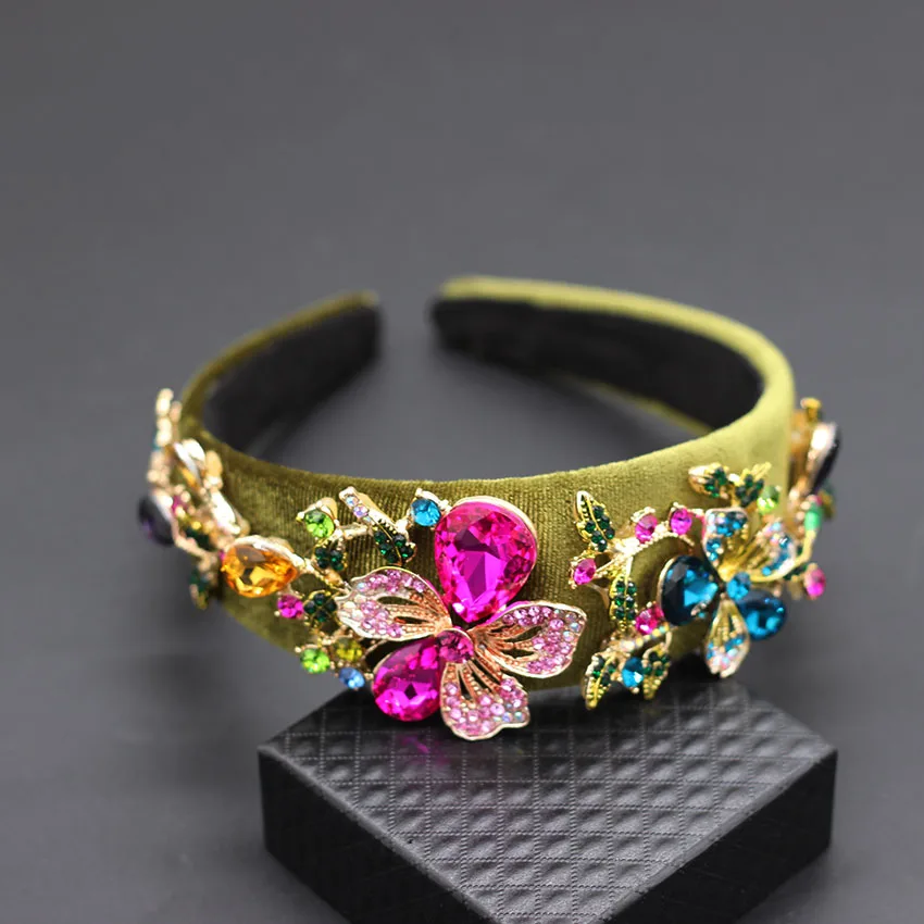 

Baroque fashion wild luxury ball personality headband dance party dazzling personality exaggerated headband 853
