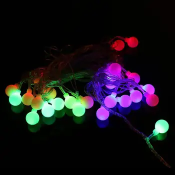 

AC 220V 2W 6M Colorful 28 LED String Lights for Xmas Garland Party Wedding Decoration Christmas Flasher Fairy Lights