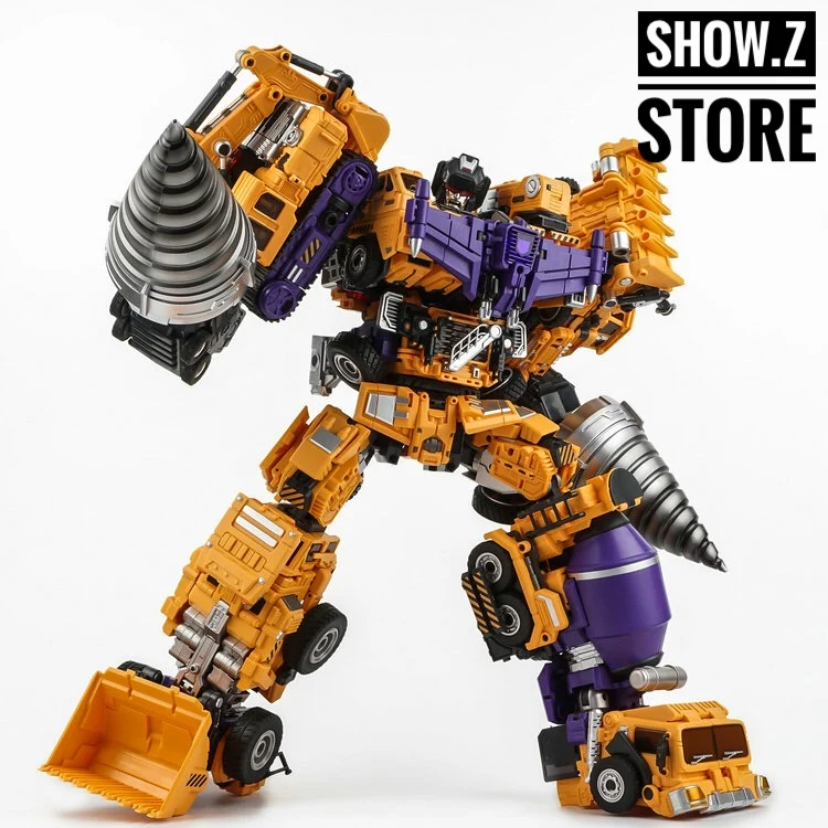 

[Show.Z Store] Generation Toys GT-06 Duron Drill Limited Edition Gift Set Devastator Transformation Action Figure