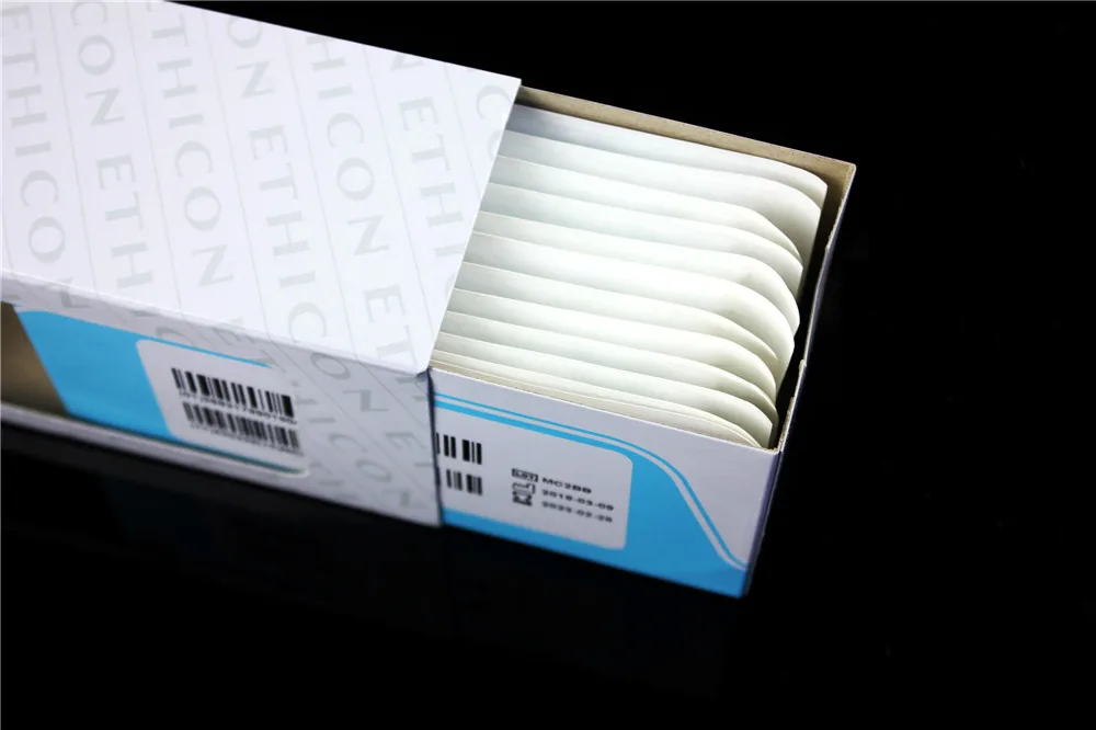 medical Suture line Johnson Ethicon MERSILK line Surgical non absorbable suture line sterile real Silk braid line instrument 5