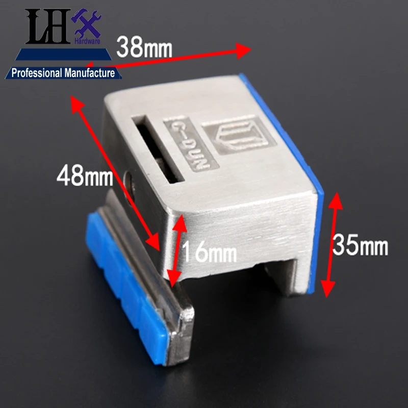 LHX MS531 Детская безопасность из нержавеющей защелки замок для раздвижной двери балкона окна Дверной засов с ключом безопасности дома аксессуары для ванной комнаты i