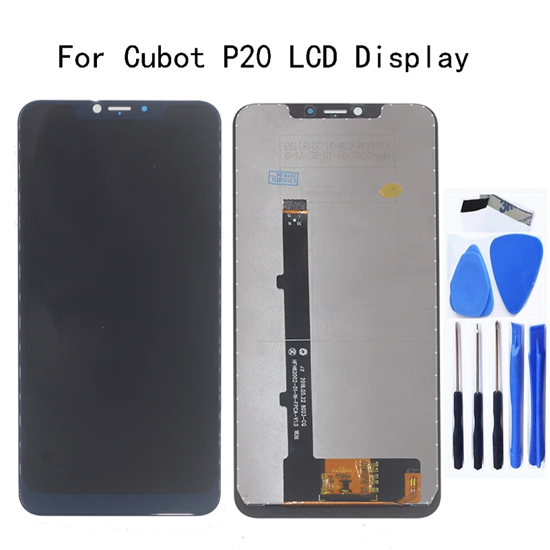 6 18 дюймовый оригинальный для Cubot P20 ЖК дисплей + сенсорный экран дигитайзер Замена