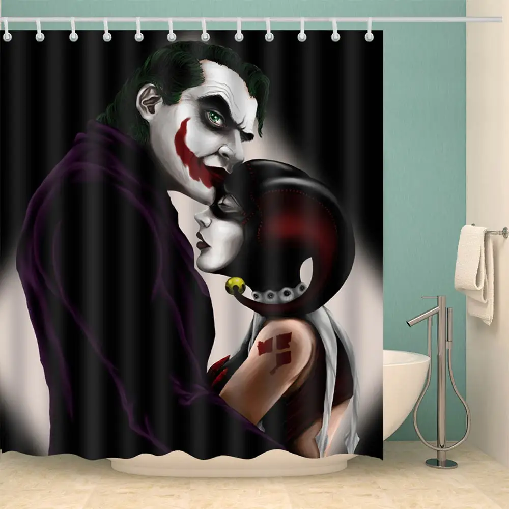 

Svetanya Waterproof Shower Curtain Christmas night Printed (include 12 pcs Hooks) 180*180cm