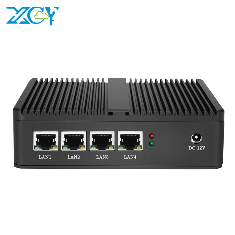 

XCY Mini PC J1900 with 4 LAN port, using pfsense as small router, firewall, fanless PC no noise, Low power design 10W