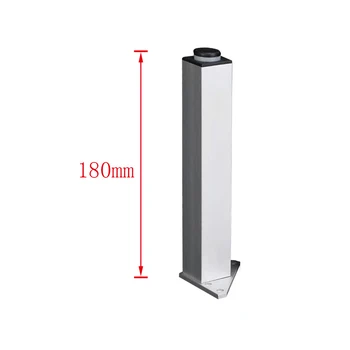 

1PCS 180mm Adjustable Aluminum Alloy Silver Legs Square Furniture Legs Cabinet Sofa Feet