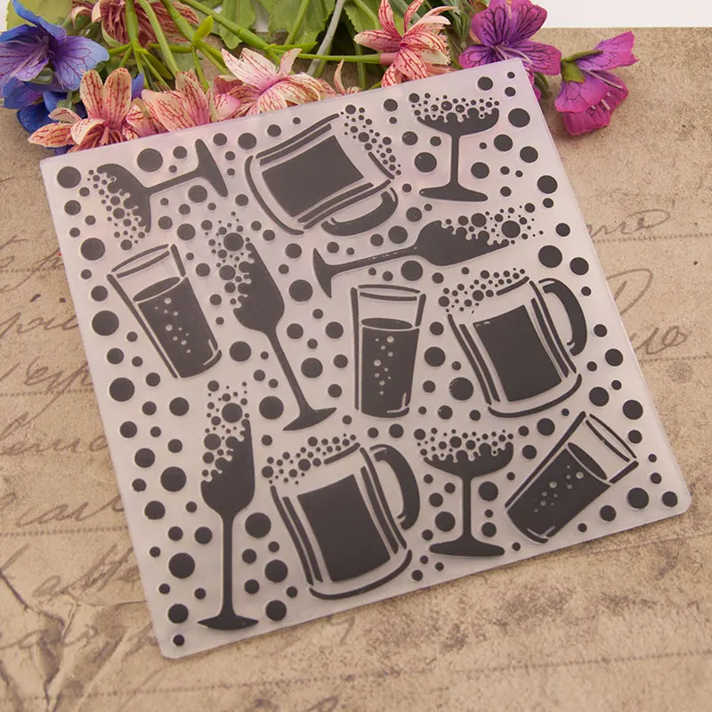 

NCraft Embossing folders EM120 Plastic Embossing Folder For Scrapbooking DIY Photo Album Card