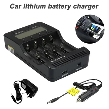 

LCD Display Speed Universal Battery Charger with Car Adapter Durable for Charging TD326