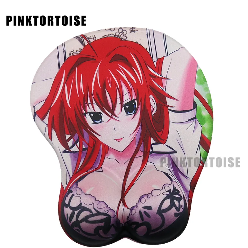 

New arrival Mouse Pads 3D Chest With Wrist Rest Support Mouse Pad Silicone Gel Hand Anti-slip Hand Gaming Mouse Pad Mat