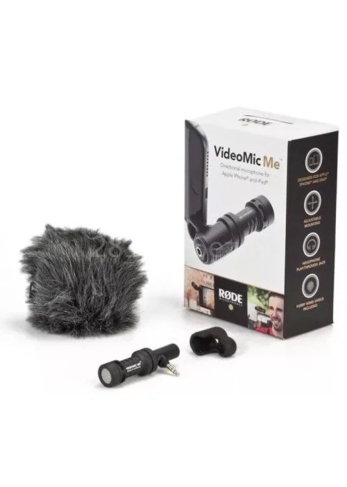 

VideoMic Me Directional Microphone Mini Video Recorder for iphone8 8x 7 6 6s plus Ipad 3.5mm Jack Smart Phones Mic