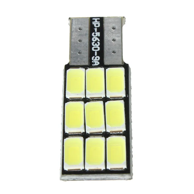 Best Price T10 168 194 W5W 9 LED 5630 SMD Canbus Error Free Xenon White Car Auto Light Source Wedge Side Parking Lamp Bulb DC12V