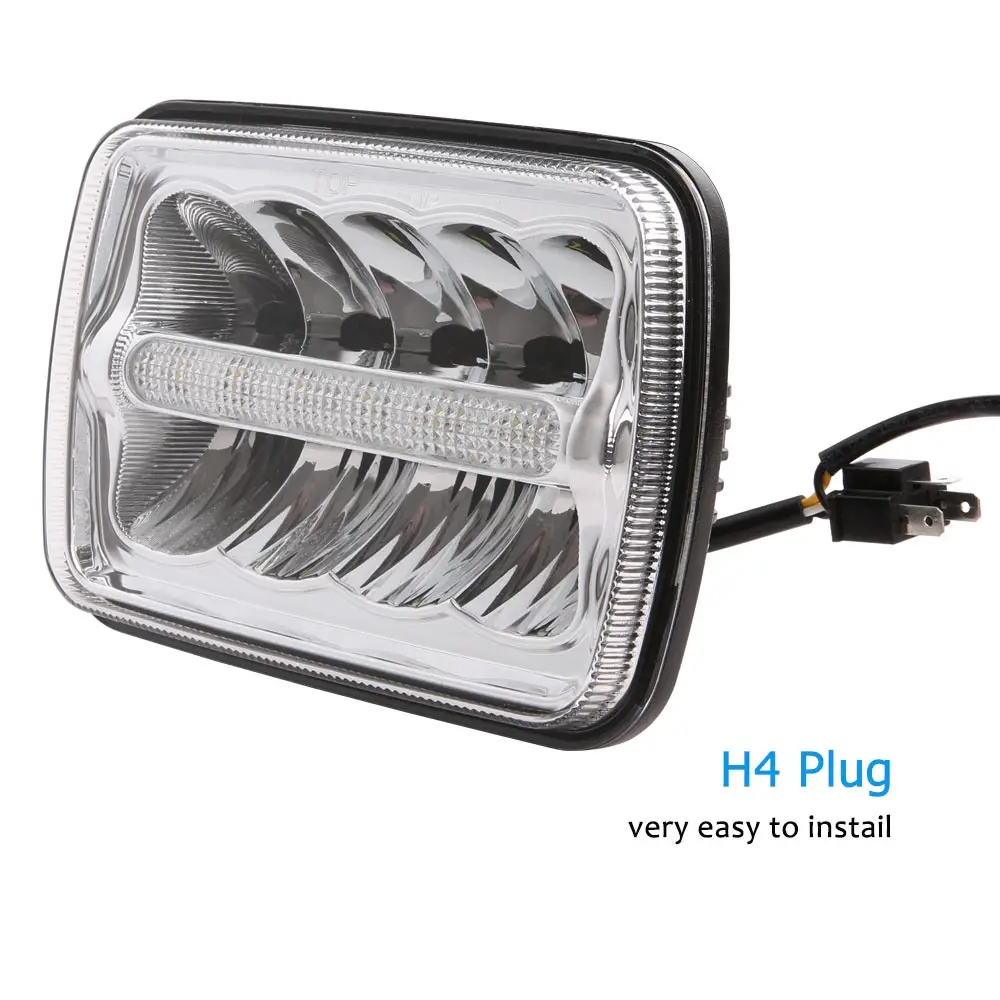 Kopen Goedkoop Vierkante LED Koplamp 7X6 5X7 HI LO Beam Vervanging