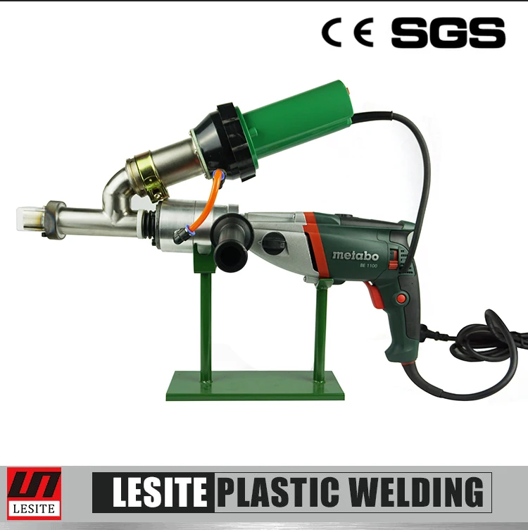 Lesite HDPE hand extrusion gun machine plastic welding extruderwelding