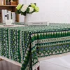CFen A's Bohemian Quality  Dining Tablecloth Color Soft Cotton Stripe Multi Sizes Lacy Home Kitchen Banquet Table Cover 1 piece 5