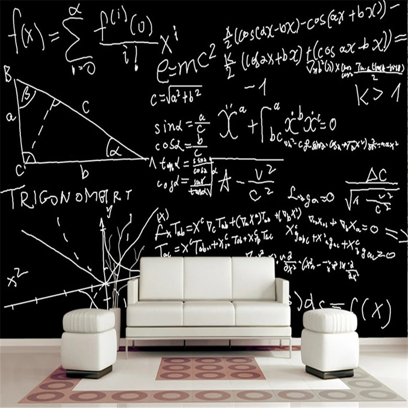 Математические наклейки на стену. Как обустроить класс математики. Math room design ideas. Big university class room plan. Matematika room.