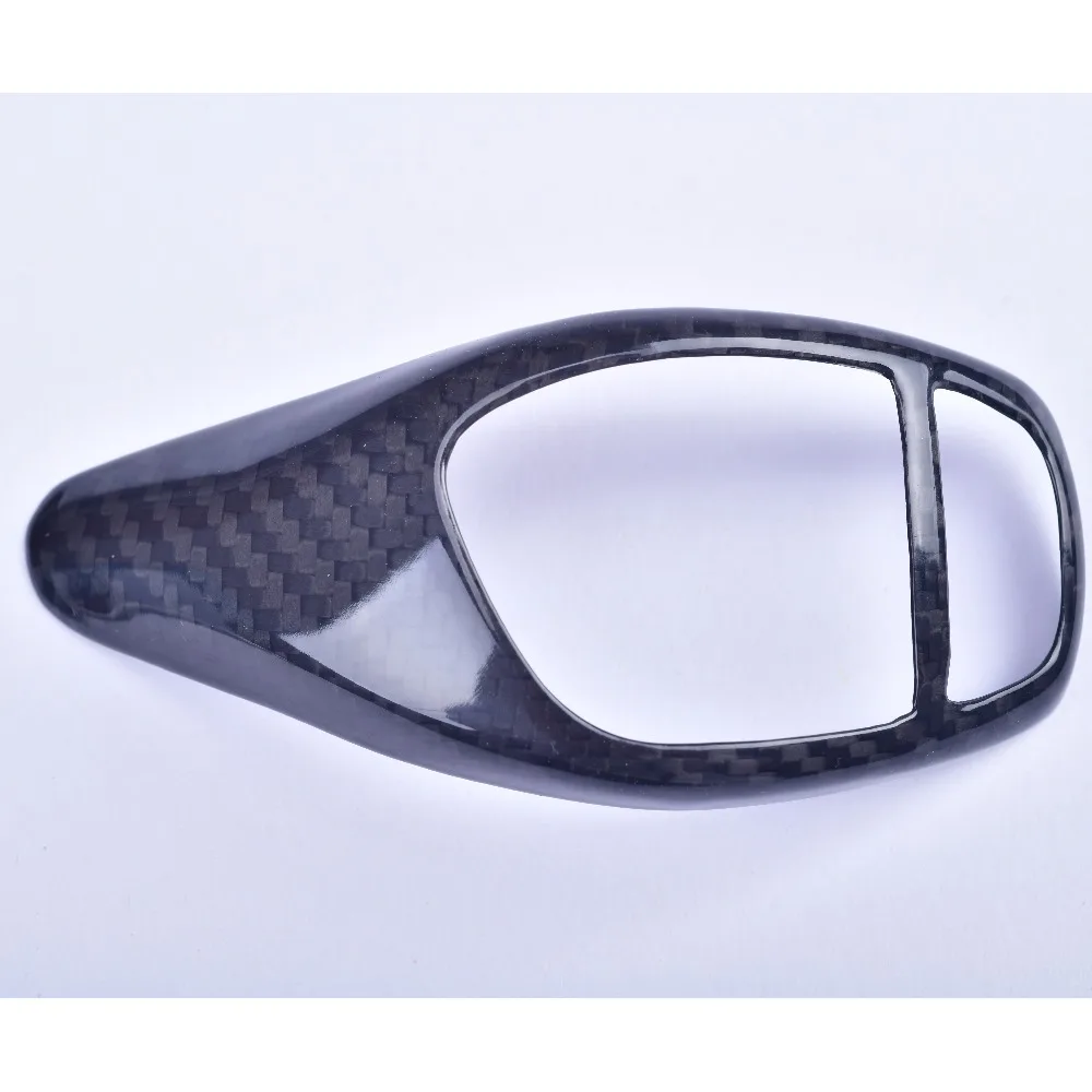 

for BMW car accessories real carbon fiber automatic gear shift knob cover case sticker