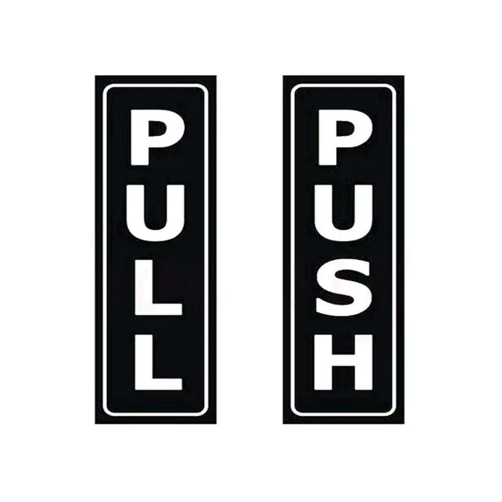 Tancerdy 1 Pcs 11 4 12 8cm Push Pull Car Sticker Wall Home Glass Window Door Vinyl Decal Stickers Car Accessories Car Styling Car Sticker Car Accessoriesvinyl Decals Stickers Aliexpress