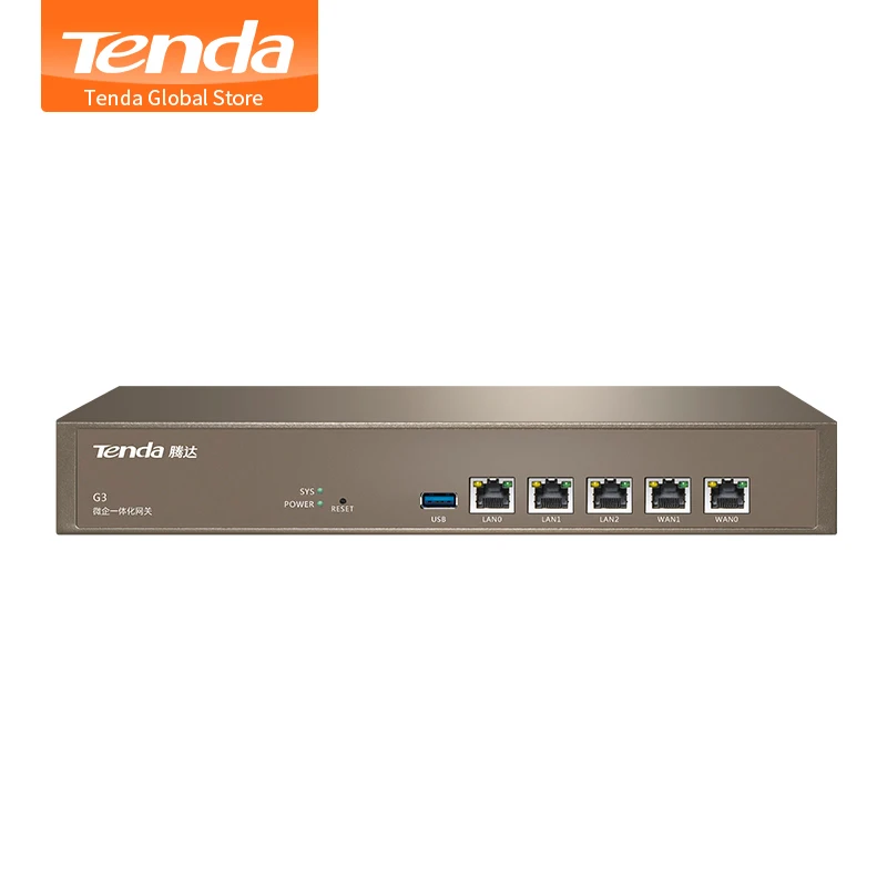 Корпоративный маршрутизатор Tenda G3 порты с несколькими WAN PPTP/L2TP/IPSec VPN контроль