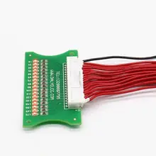 3 S-17 S литий-ионный аккумулятор светодиодный тест-плата защиты кабель проводка 10S 36V 13S 48V 16S 60V BMS линия разъем обнаружения