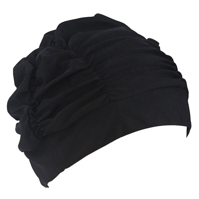 Unisex Fashion Swimming Caps Hat for Long Hair Soft Bathing Hat Summer Beach Swim Cap Stretch Drape for Men & Women Adults #3j05 (1)