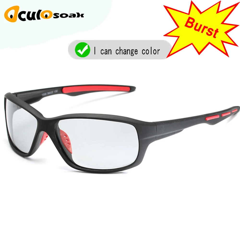 Photochromic Polarized Sunglasses Men Classic Pilot Metal Frame Sun Glasses Women Chameleon Day Night Driving Sunglass B1009