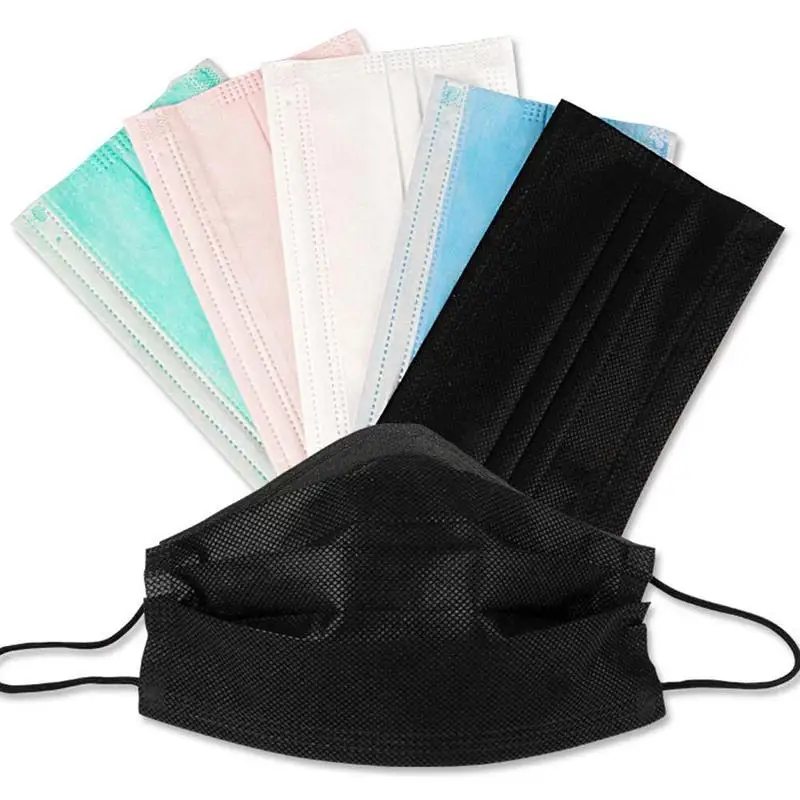 

10pcs Mouth Face Mask Dustproof Disposable Surgical Medical Anime Mask Women Men Unisex Facial Protective Cover Masks Dropship