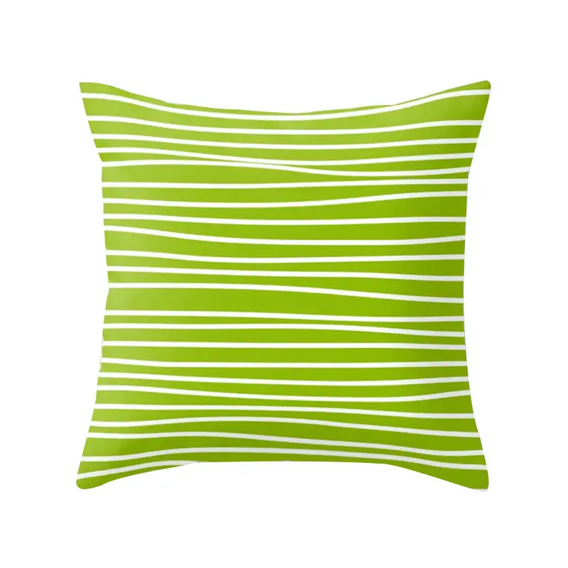 

45x45cm Lovely Print Striped Throw Pillowcase Home Gift Cushion Pillow Cover FP8 MY1218