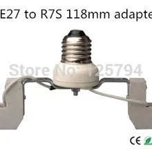 2 шт./лот E27 R7S 118 мм преобразования держатель лампы E27 держатель для лампы поворота R7S 118 мм держатель лампы
