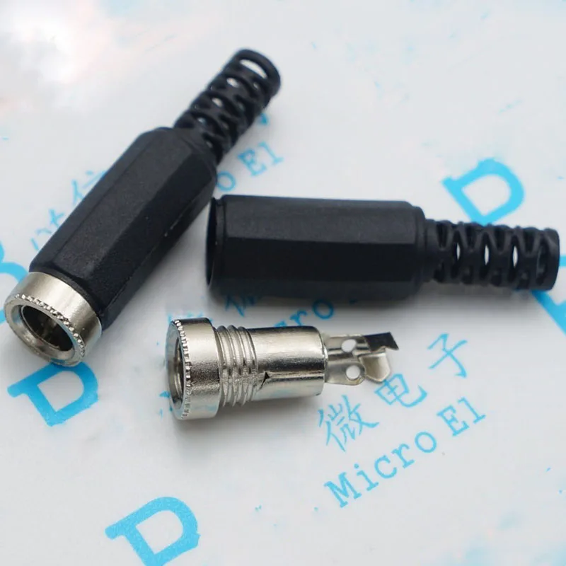 

YX - 5.5-2.5 MM metal connector Welding line type DC power plug socket