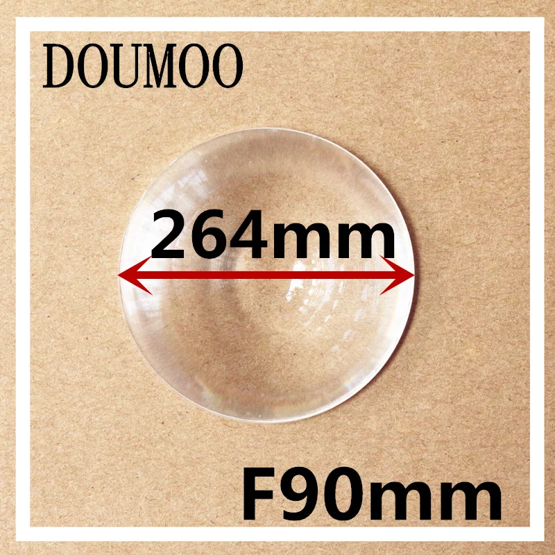 

big size Fresnel lens Diameter 264 Focal length 90 mm magnifier lens traffic light led light support dropshipping fresnel lens