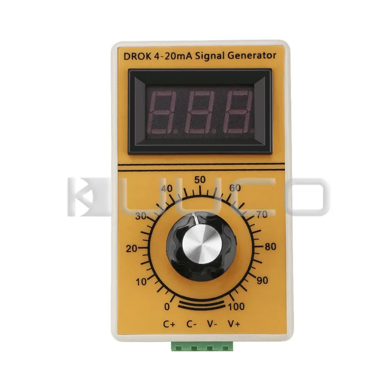 Портативный генератор сигналов 4~ 20mA аналоговый симулятор постоянного тока регулировочный модуль со светодиодным дисплеем для управления инвертором/PLC