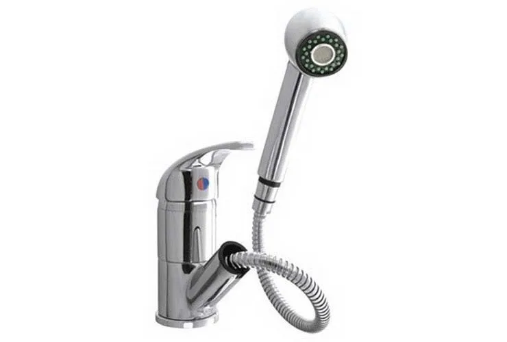 Swivel Spout Chrome Sink Kitchen Faucet Pull Out Kitchen Tap Hot