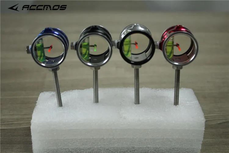 

Archery Compound Bow Scope Sight Pin 0.5/0.75/1.0 Optical Fiber 4x 6x 8x Lens Decut Rainbow for Archery Hunting Shooting