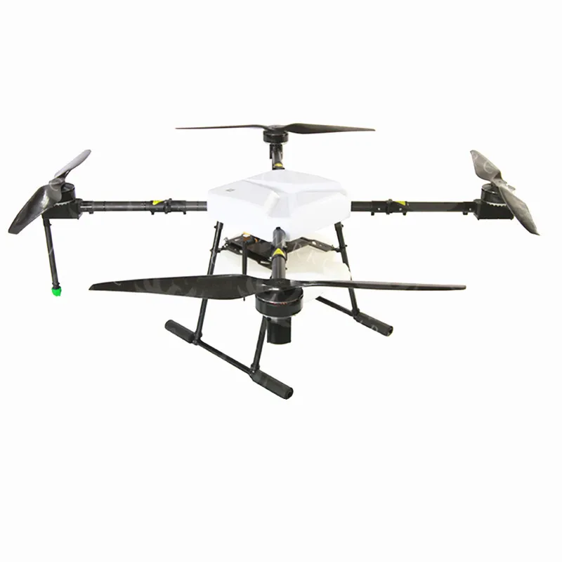 DIY JMR-X1380 10L Agricultural spray quadcopter drone 1380mm annular folding pure carbon fiber frame + 10L tank+ landing