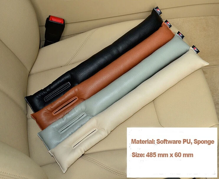 Серая, черная, бежевая, коричневая Автомобильная подушка для сидения, щелевая пробка для зазора из искусственной кожи, герметичная защитная накладка для сиденья автомобиля