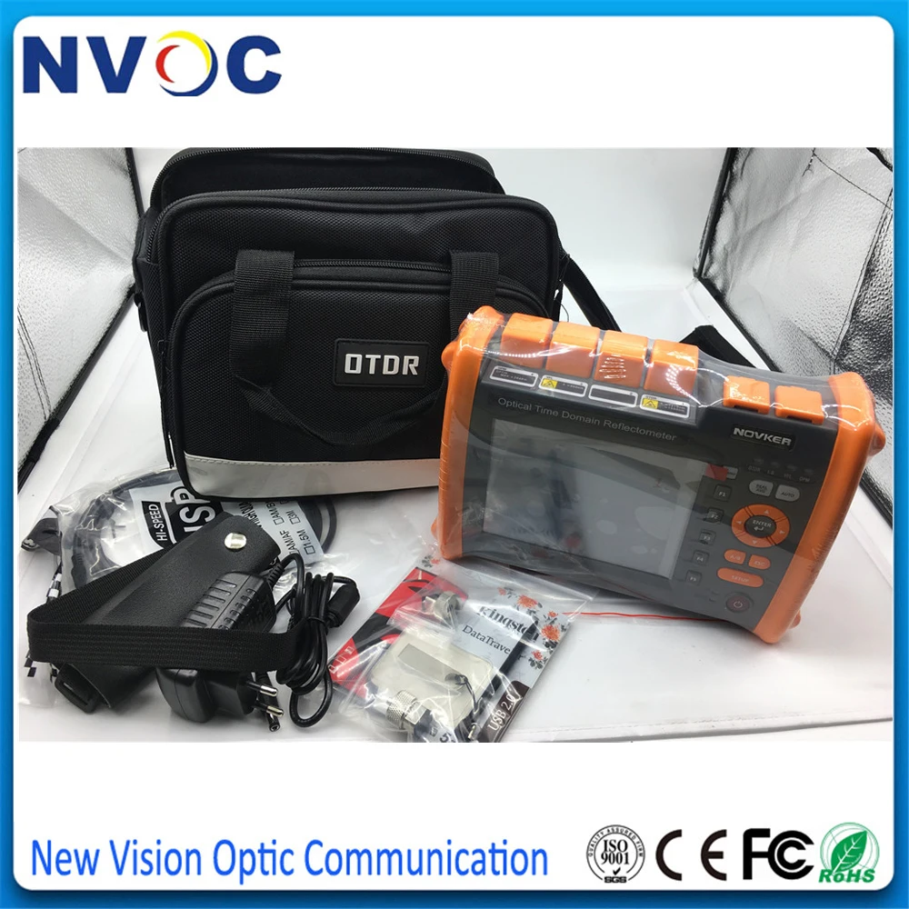 Флюоресцентный рефлектометр NOVKER NK5600 OTDR 30/32 дБ 100 км 1310/нм с VFL OPM|Оптоволоконное