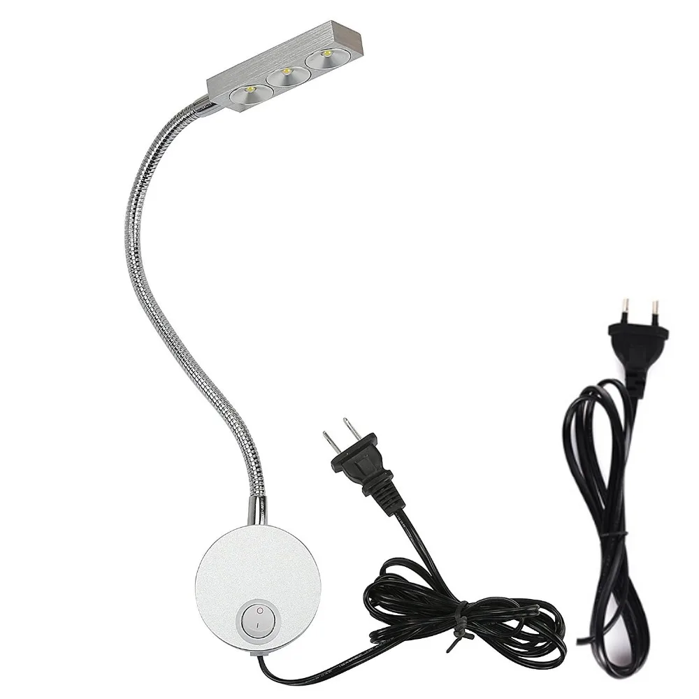 Светодиодный настенный светильник с ручкой 3 Вт современный для спальни