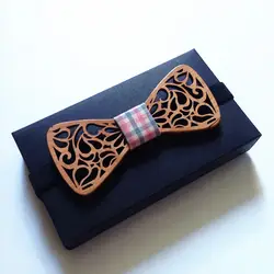 Вырезка Новое прибытие модный бренд из дерева ручной работы галстук-бабочка S бабочкой pajaritas Gravata Галстуки для Для мужчин геометрические