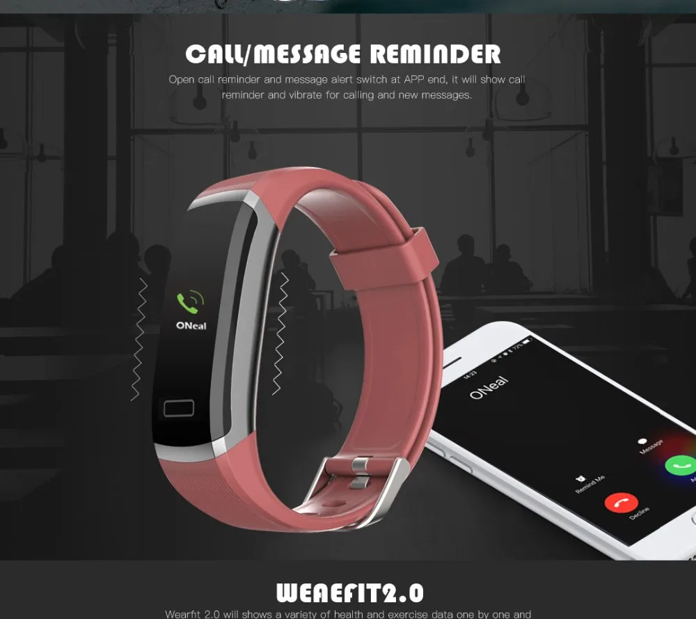 Shinsklly Smart Band Blood Pressure Fitness Tracker Smart Wristband Men Message Reminder Pedometer Bracelet xiaomi band
