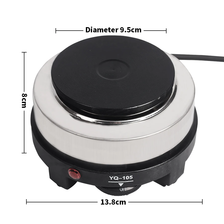 Mini Electric Stove Hot Plate Cooking Plate Multifunction Coffee Tea Heater Mocha Milk Making Oven 500W EU US