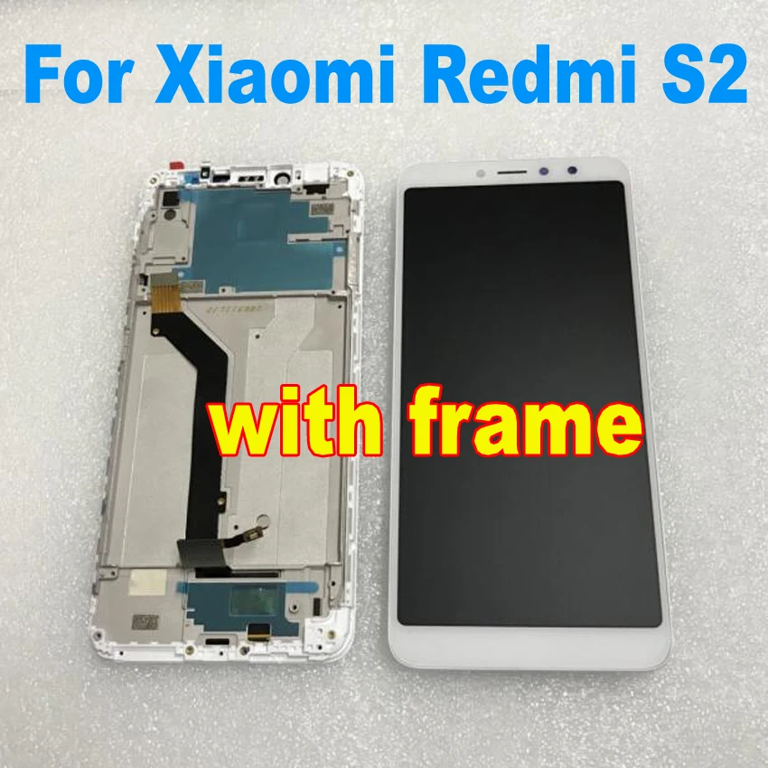 Тестирование Xiaomi Redmi S2 Y2 10 точек касания емкостный сенсорный экран Панель Экран ips ЖК-дисплей Дисплей, дигитайзер, для сборки, с корпусом, Стекло Сенсор Pantalla