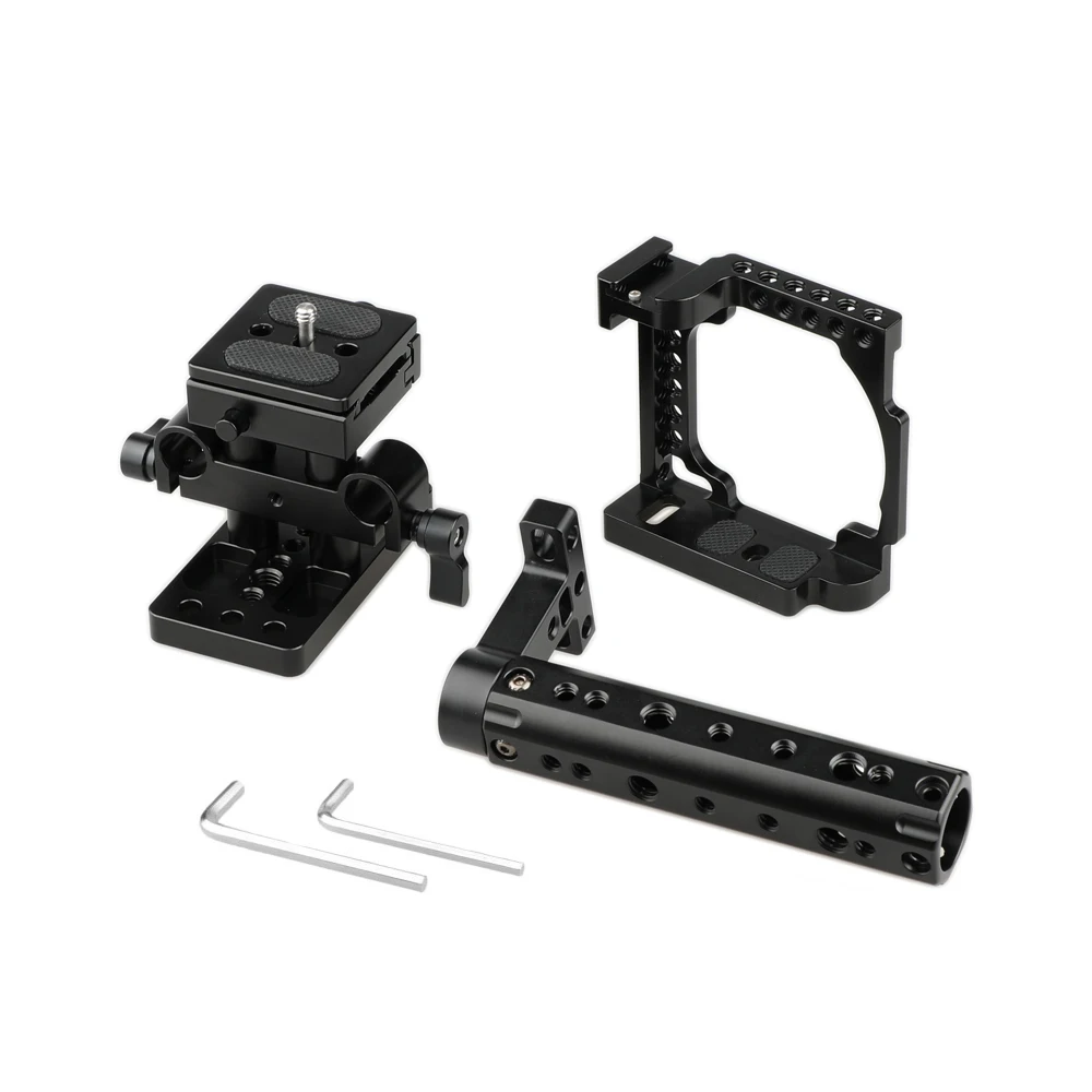 Клетка CAMVATE с базовой пластиной QR для A6500 A6400 A6300 A6000 C1796|c&c cage|quick releasecages for |